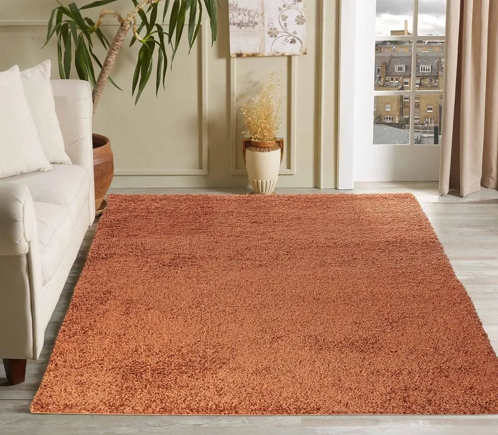 Oxford Living Room Area Rug Terracotta