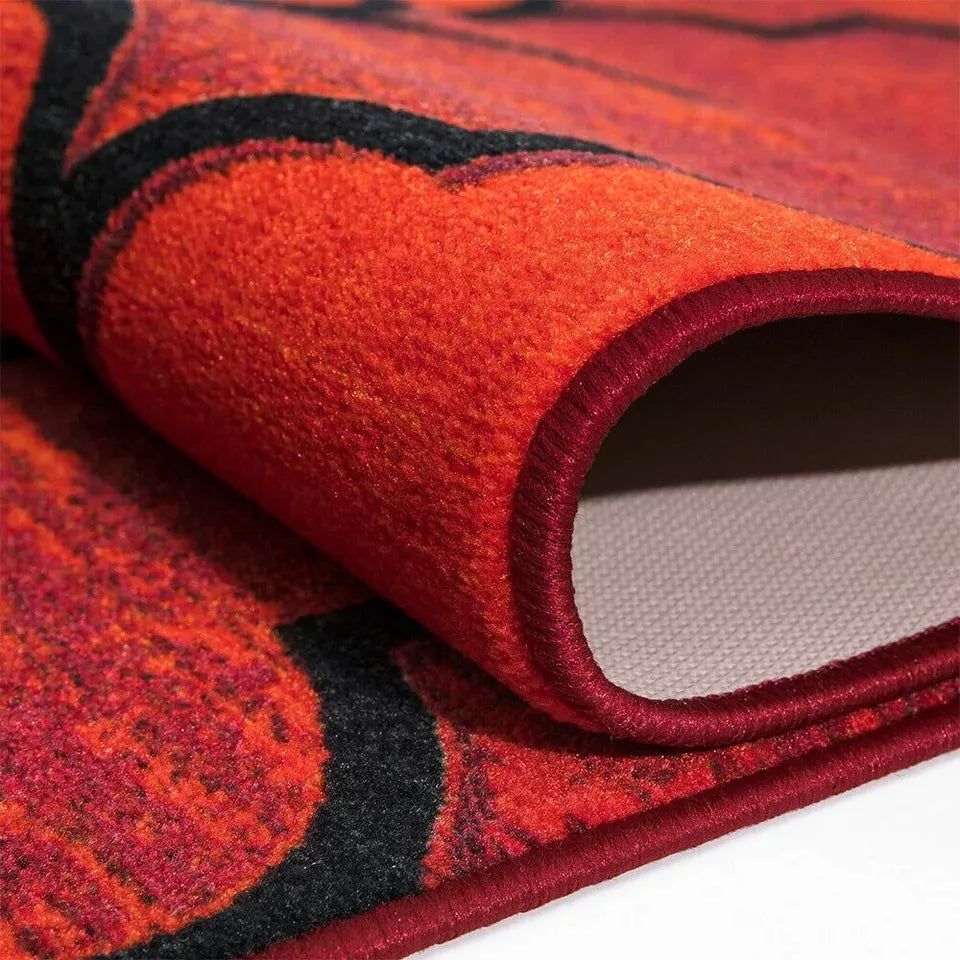 Washable Outdoor Runner Rugs Red (OURA)