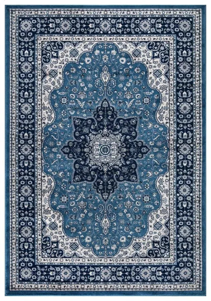 Vintage Traditional Runner Rugs Blue (R-174)