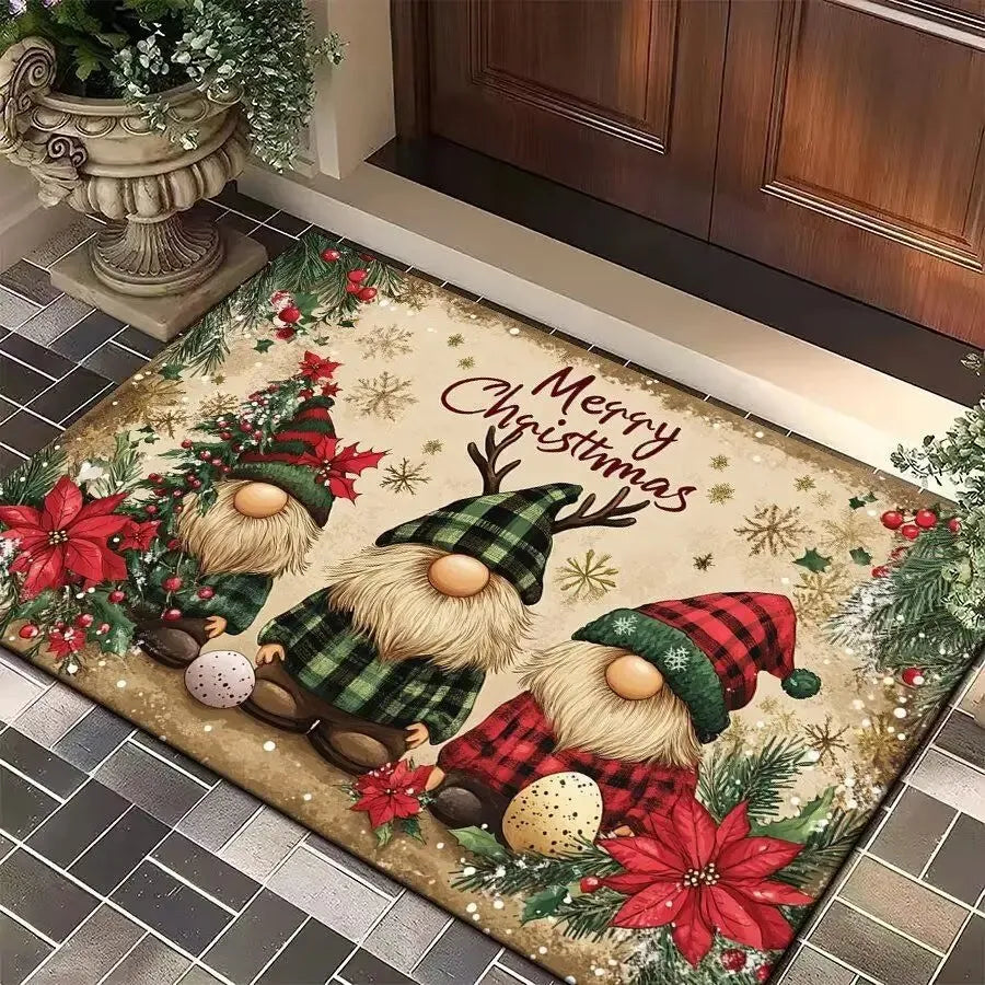 Christmas Gnome Doormat – Festive Mat