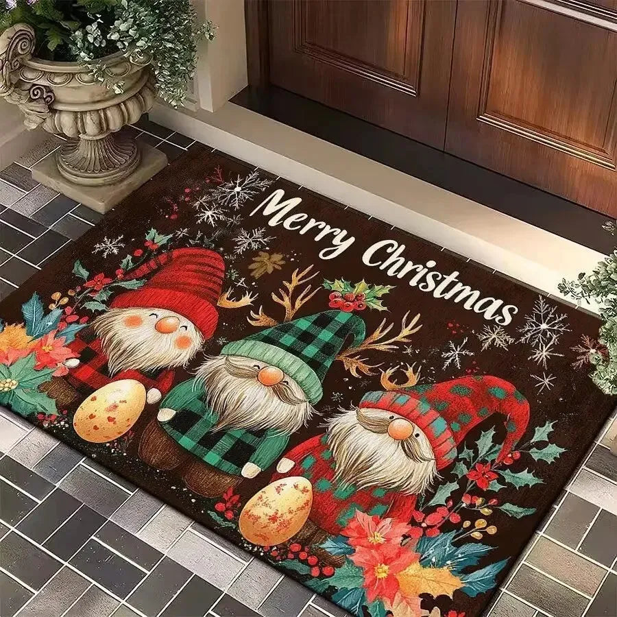Christmas Gnome Doormat – Festive Mat