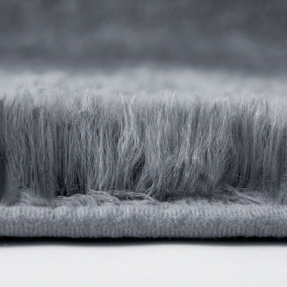 Soft Fluffy Grey Shaggy Rugs