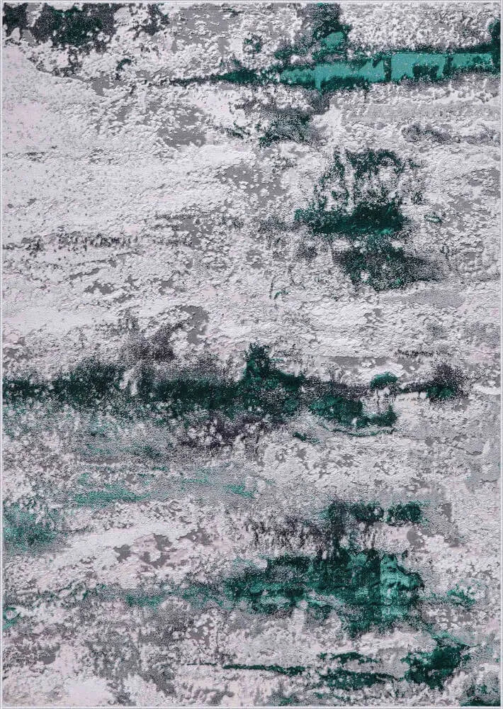 Moder Aqua Rugs Abstract Aqua Rug - Soft Modern Area Rug Online