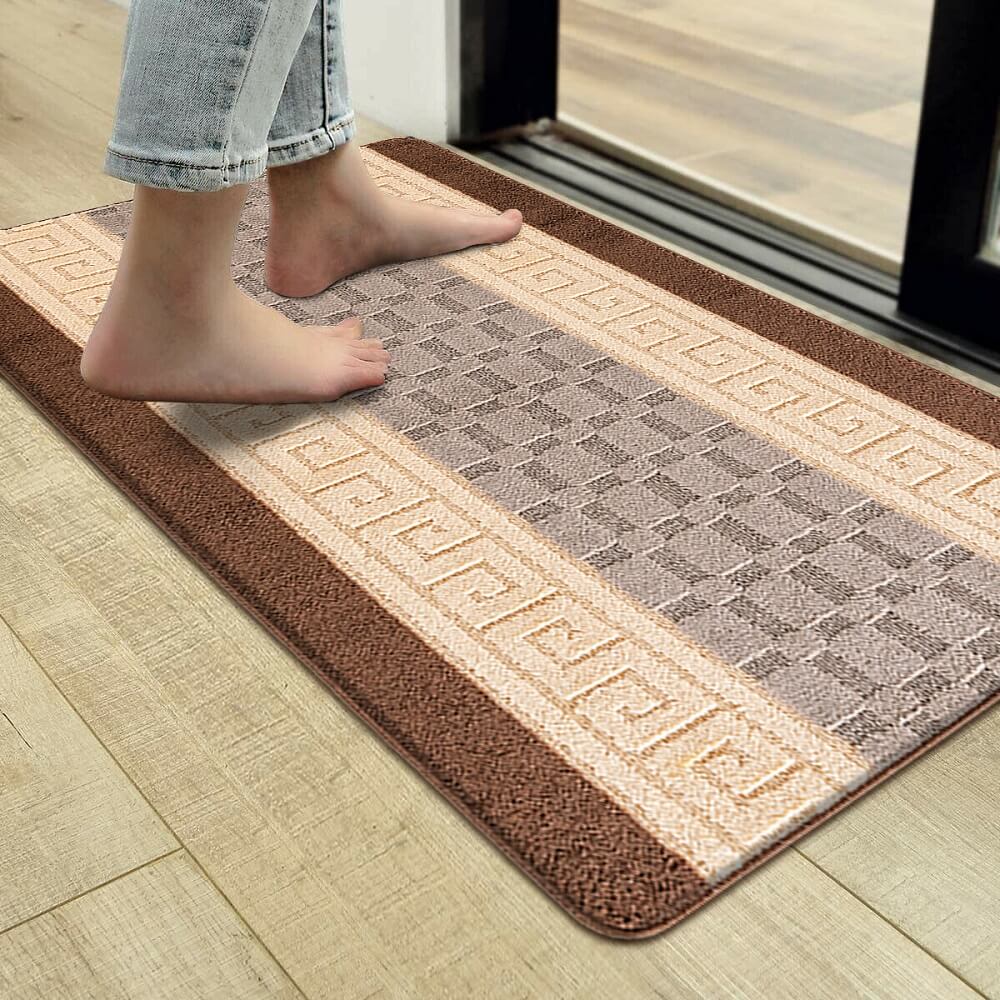 Indoor Outdoor Gel Backed Mats Beige (GB58)