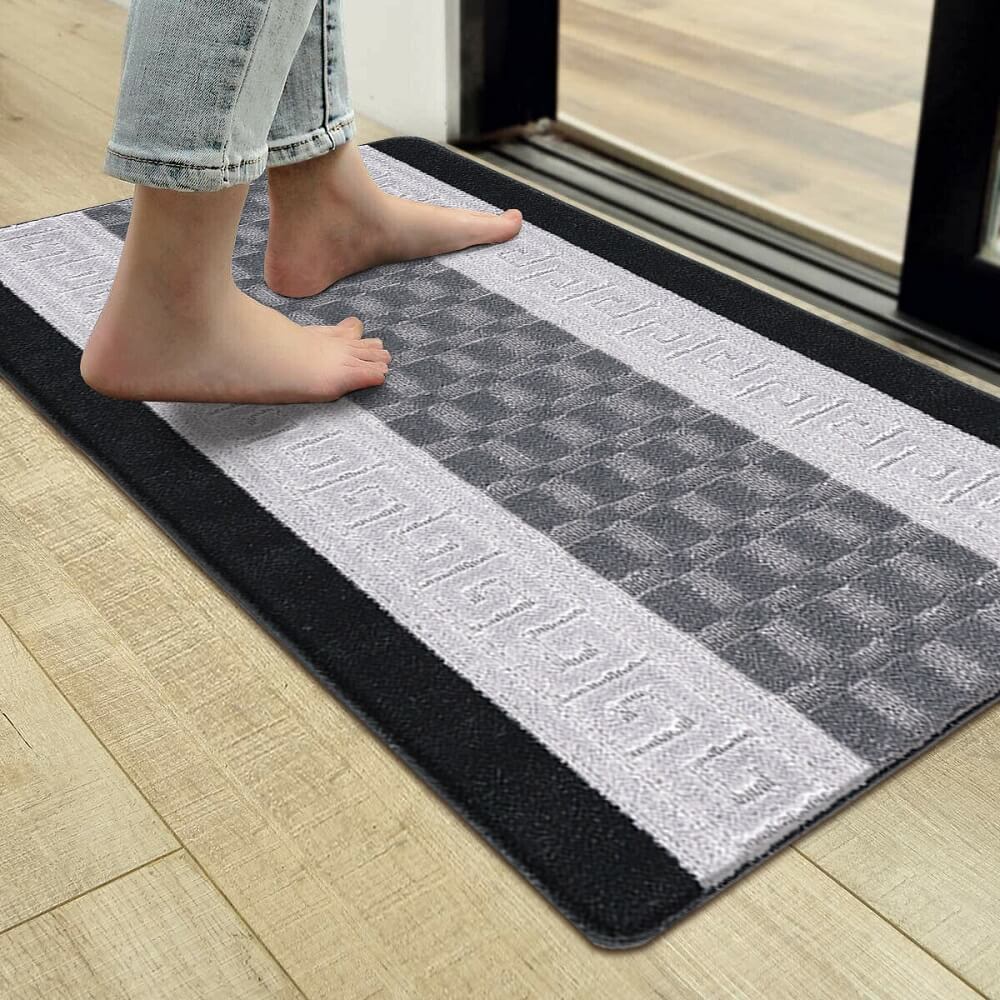 Indoor Outdoor Gel Backed Mats Grey (GB58)