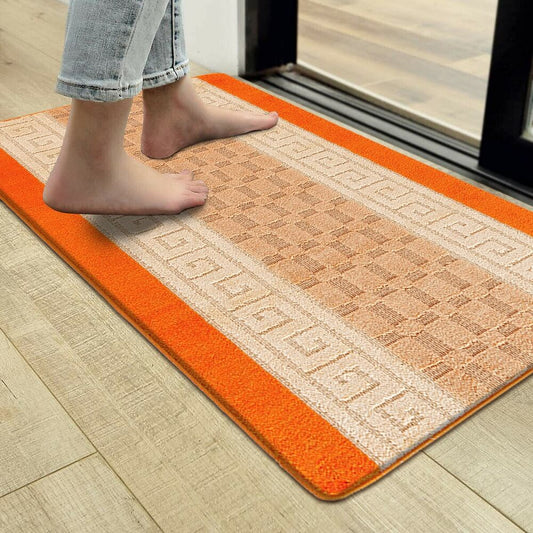 Indoor Outdoor Gel Backed Mats Orange (GB58)