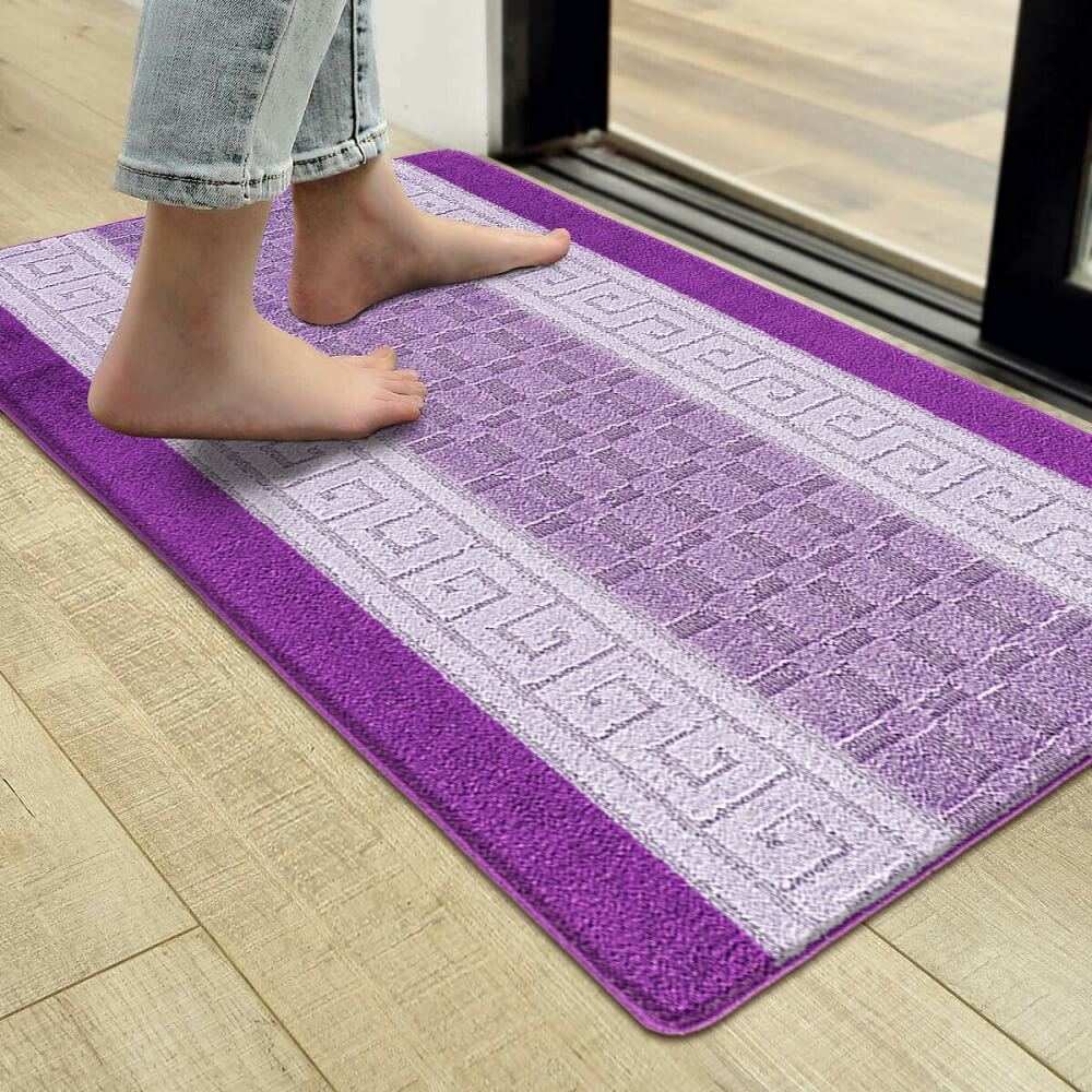 Indoor Outdoor Gel Backed Mats Purple (GB58)