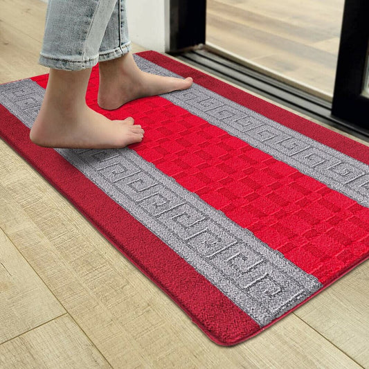 Indoor Outdoor Gel Backed Mats Red (GB58)