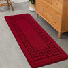 Gel Backed Washable Mats & Rugs Red (GB59)