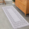 Gel Backed Washable Mats & Rugs Silver (GB59)