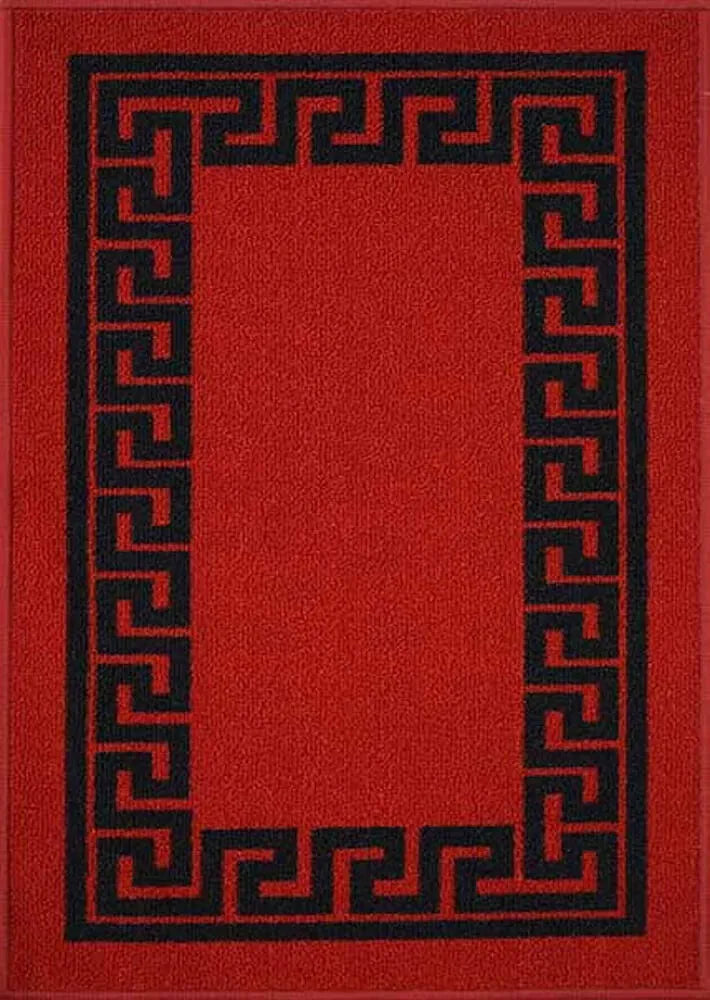 Havana 413 Door & Floor Mats Red Black