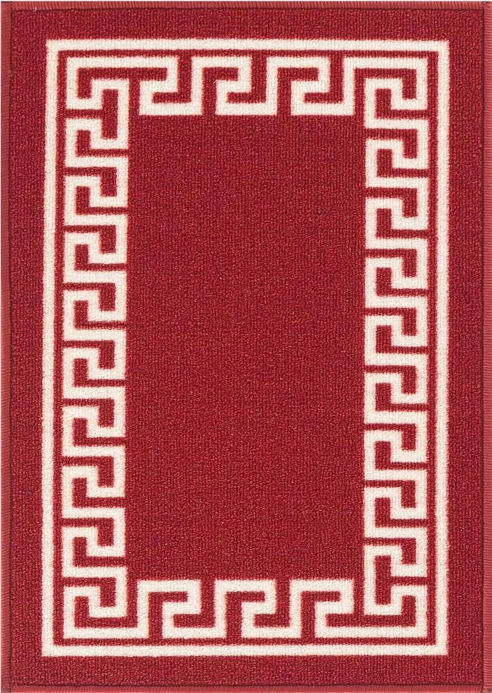 Havana 413 Door & Floor Mats Red White