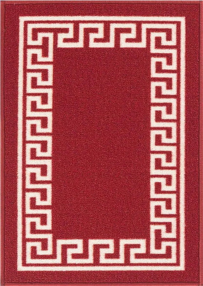 Havana 413 Door & Floor Mats Red White