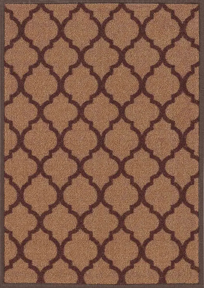 Havana Trellis Door & Floor Mats Beige