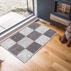 Havana Square Door & Floor Mats Grey