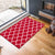 Havana Trellis Door & Floor Mats Red