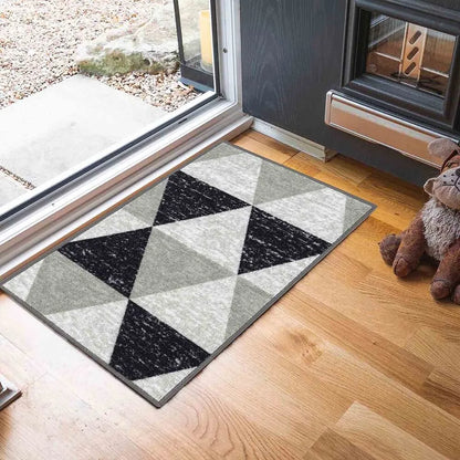 Havana Triangle Door & Floor Mats Grey