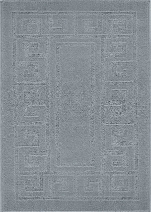 Ivy Greek Key Door & Floor Mats Dark Grey