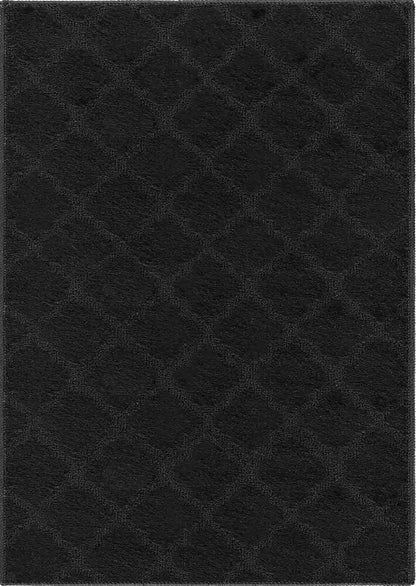 Ivy Trellis Door & Floor Mats Black