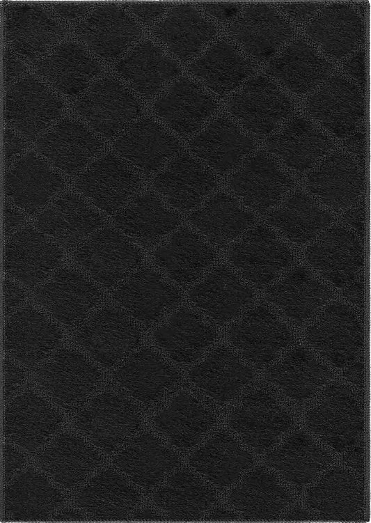 Ivy Trellis Door & Floor Mats Black