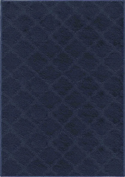 Ivy Trellis Door & Floor Mats Navy