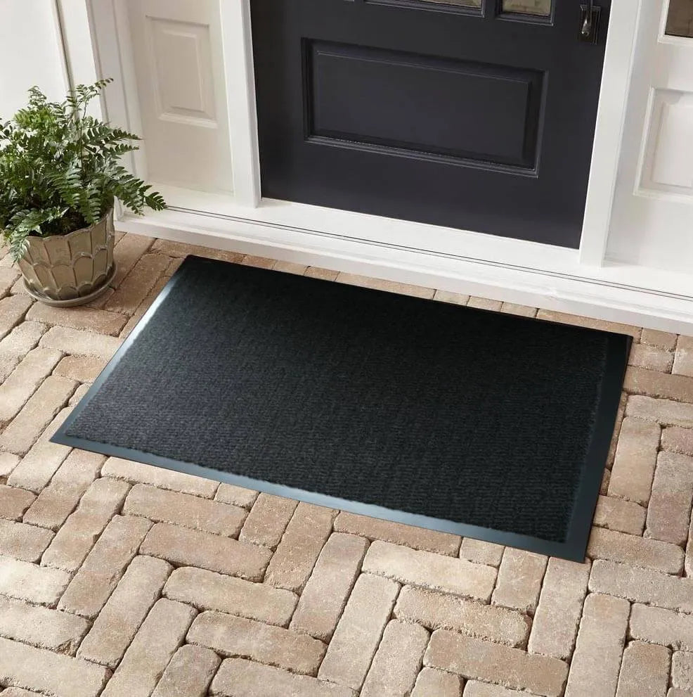 Leyla Small & Large Floor Mats Charcoal