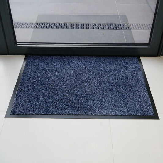 Dover PVC Door Mat Blue