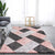 Modern Fluffy Shaggy Rugs Pink (ORION)