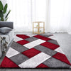 Modern Fluffy Shaggy Rugs Red (ORION)