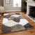 Pebbles Design Modern Shaggy Rugs Brown