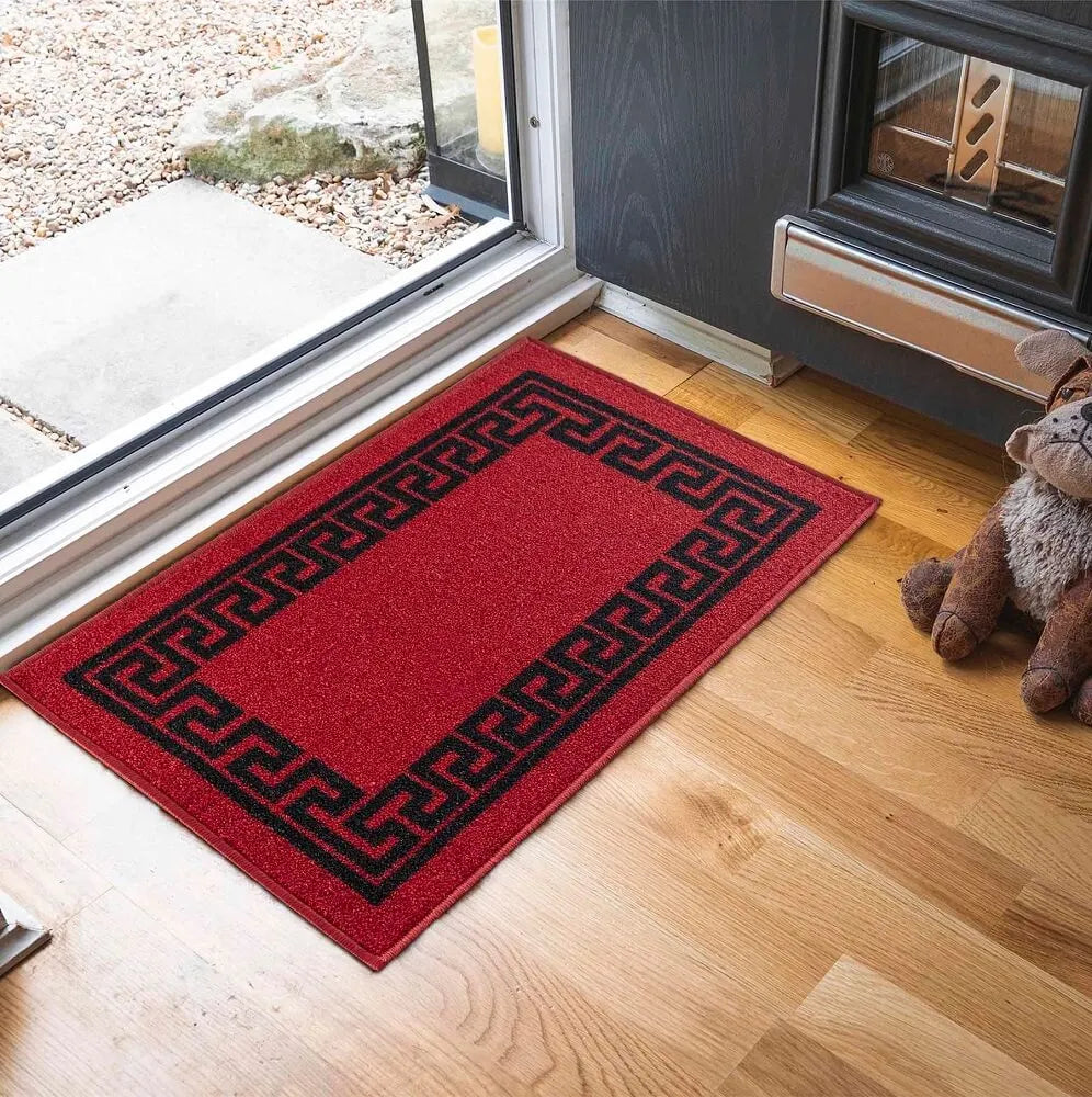 Havana 413 Door & Floor Mats Red Black