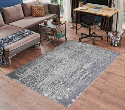 Serenity 211 Living Room Area Rug Grey