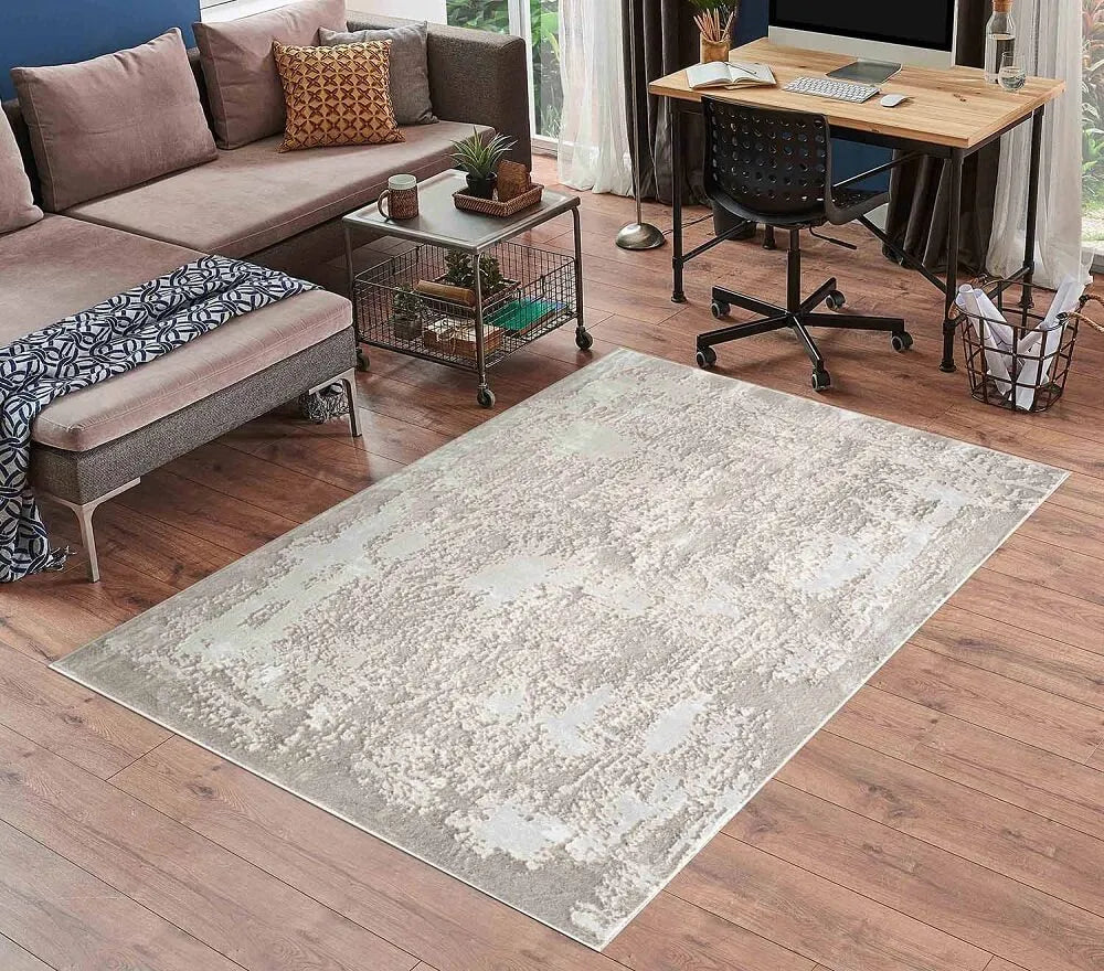 Serenity 208 Living Room Area Rug Stone