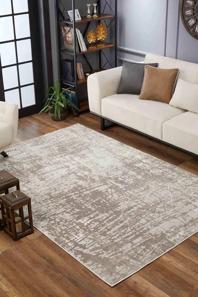 Serenity 205 Living Room Area Rug Stone