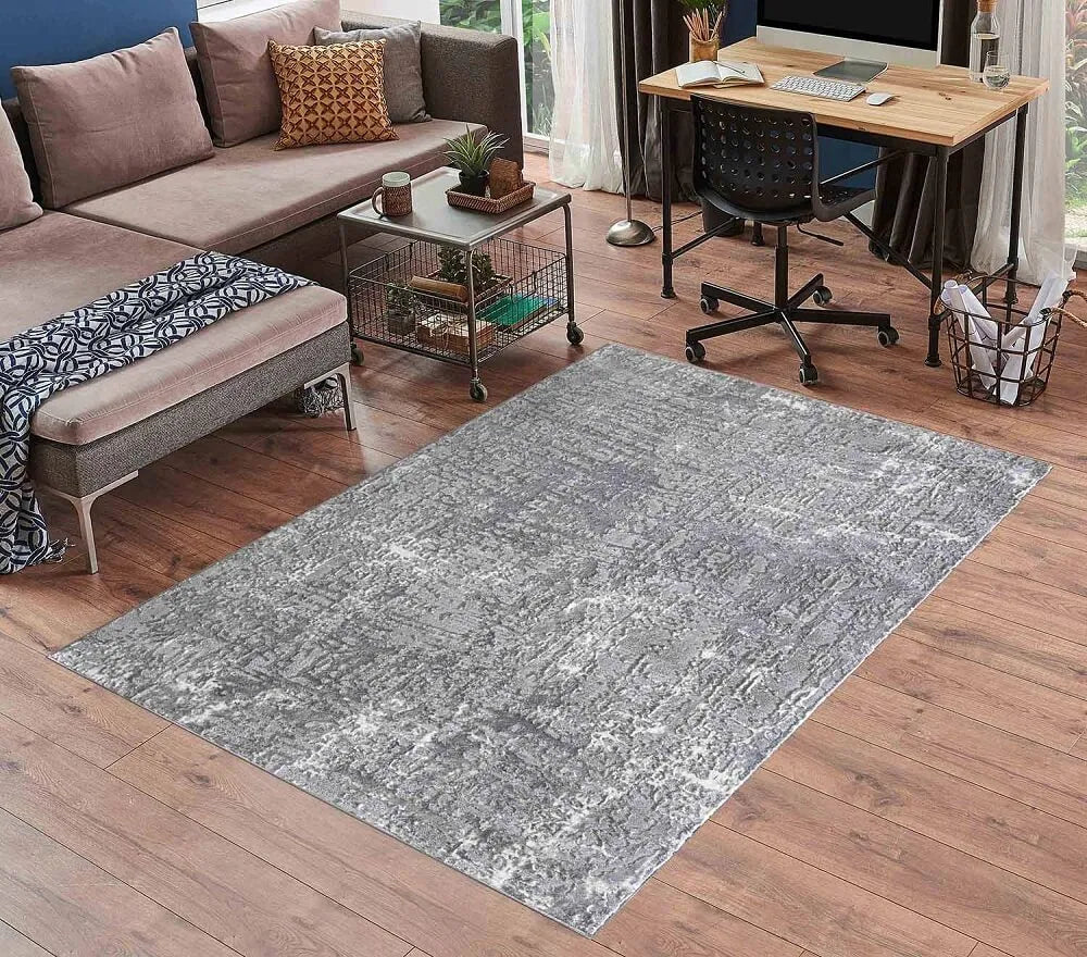 Serenity 205 Living Room Area Rug Grey