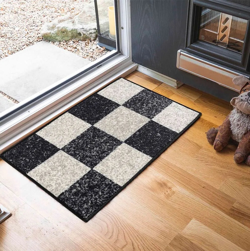 Havana Square Door & Floor Mats Black