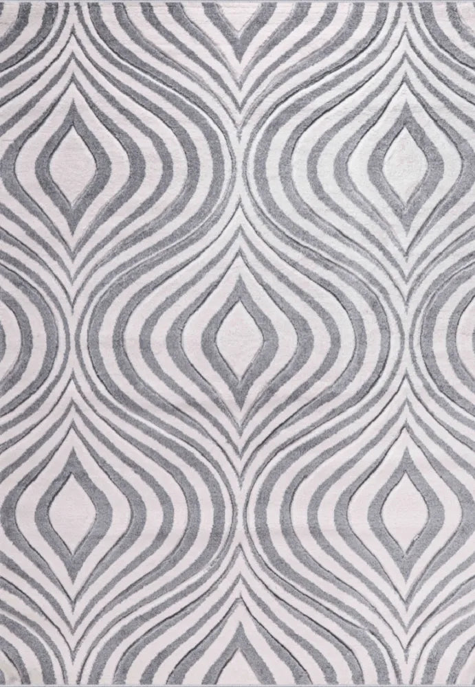 Valencia 760 Living Room Area Rug Silver