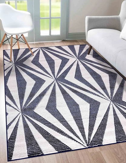 Valencia 765 Living Room Area Rug Navy