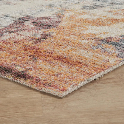 Aress Abstract Multi Rug – close-up corner texture detail