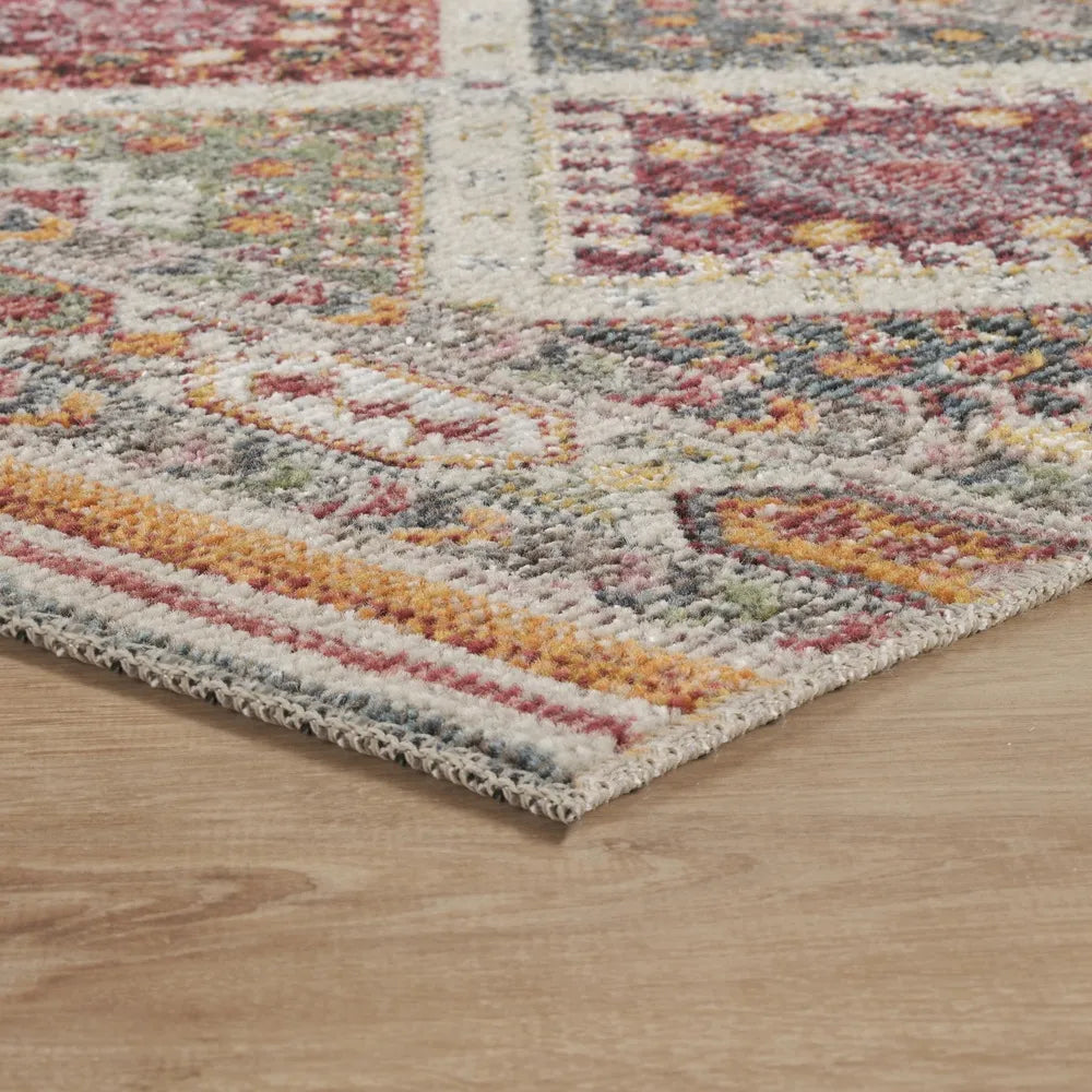Aress Herigate Multi Rug – close-up corner texture detail