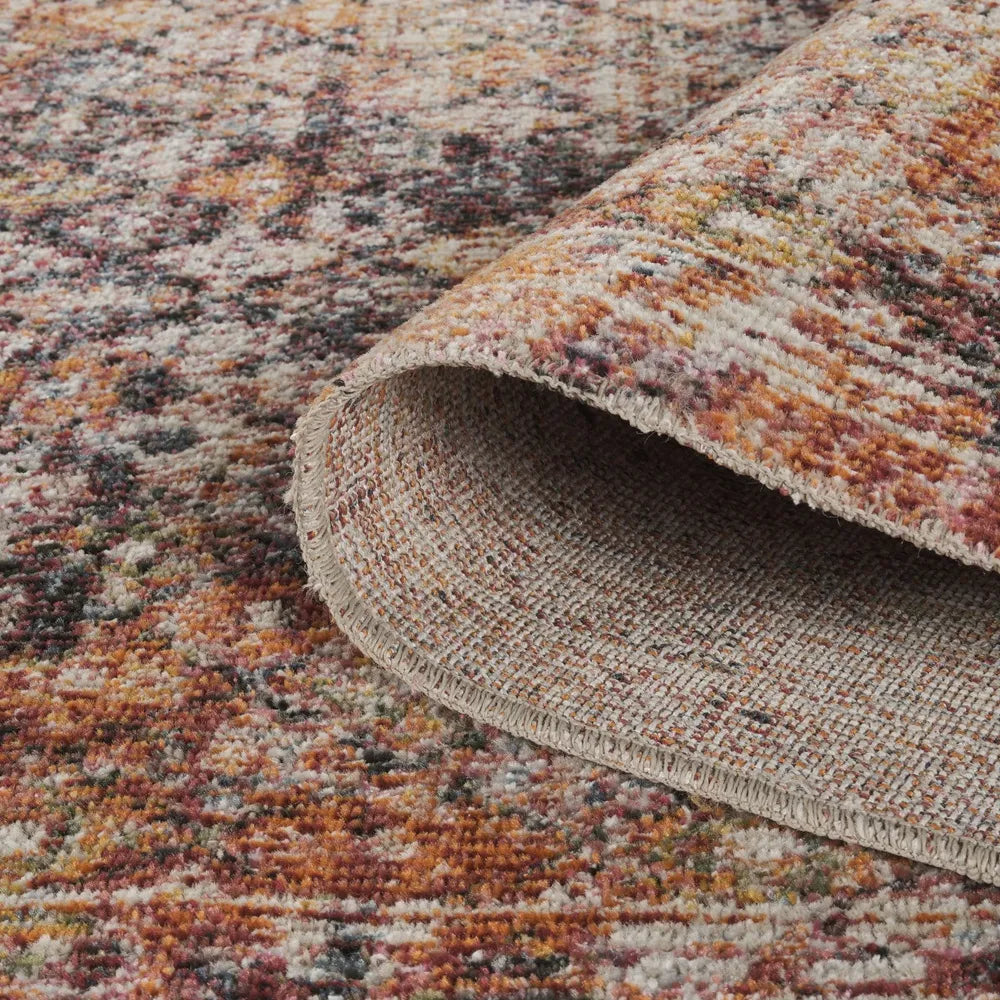 Aress Lattice Multi Rug – backing and thickness detail