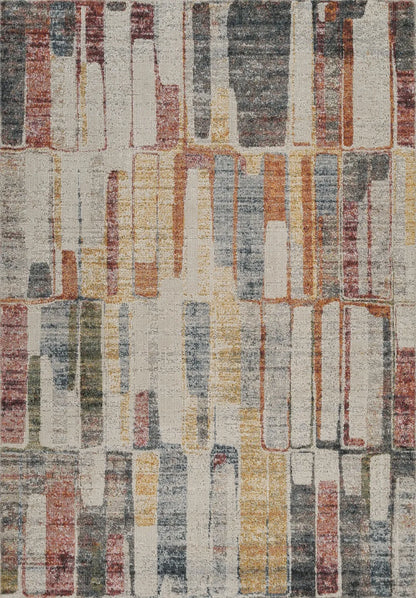 Aress Slate Multi Rug – full product view