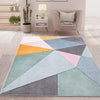 Hand Carved Geometric Rugs Multi (Ath)