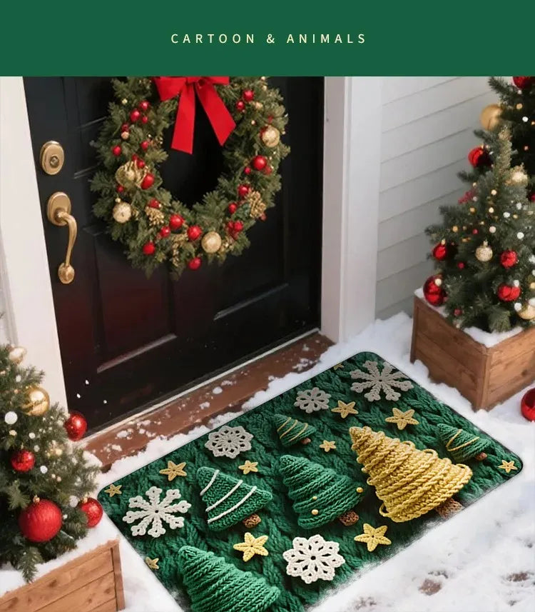Christmas Doormat – 6 Designs – Festive Entrance Mat