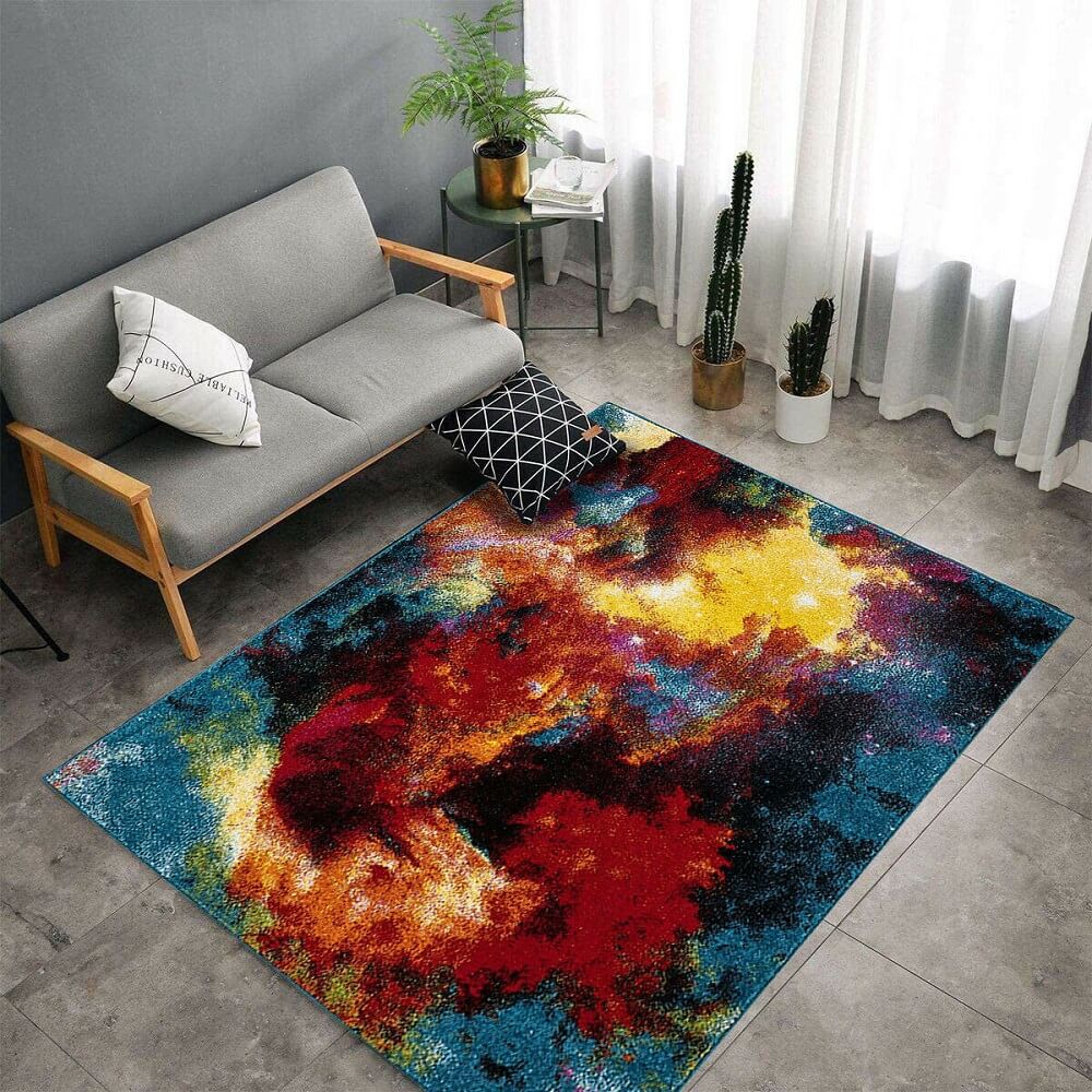 Colourful Area Rugs Splash (Multi)