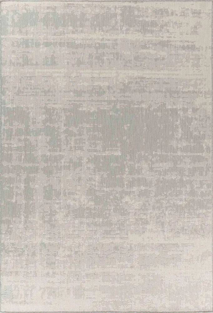 Sky Abstract Living Room Area Runner Rug Silver