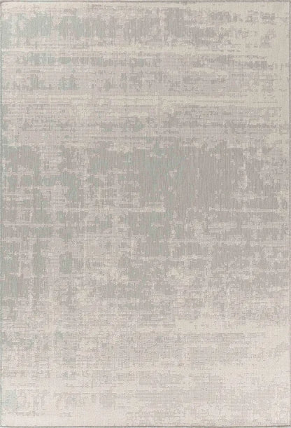 Sky Abstract Living Room Area Runner Rug Silver