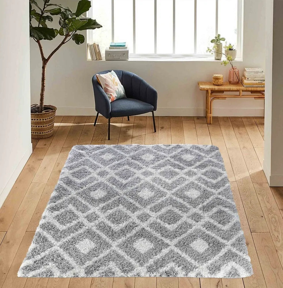 Marrakesh 530 Living Room Area Runner Rug Grey