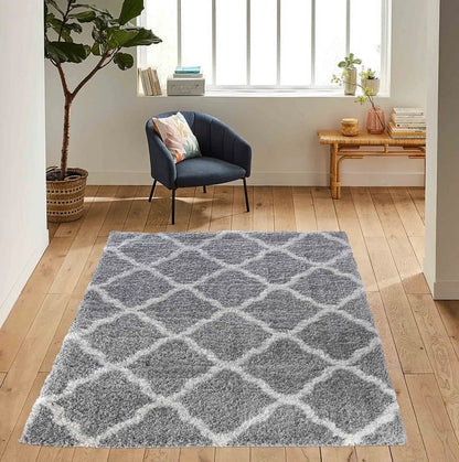 Marrakesh 525 Living Room Area Runner Rug Grey