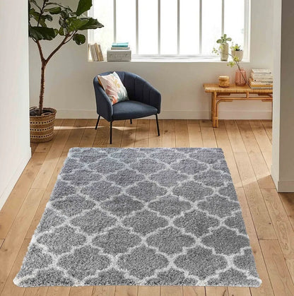 Marrakesh 520 Living Room Area Runner Rug Grey